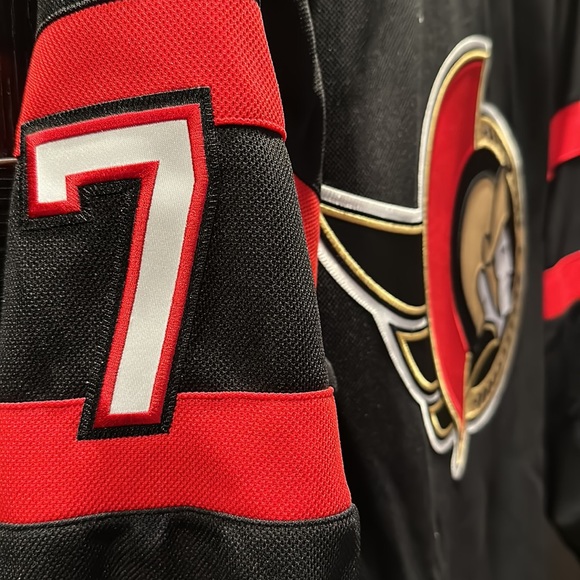 Brady Tkachuk Ottawa Senators adidas Home Primegreen Authentic NHL Jersey - Picture 4 of 11